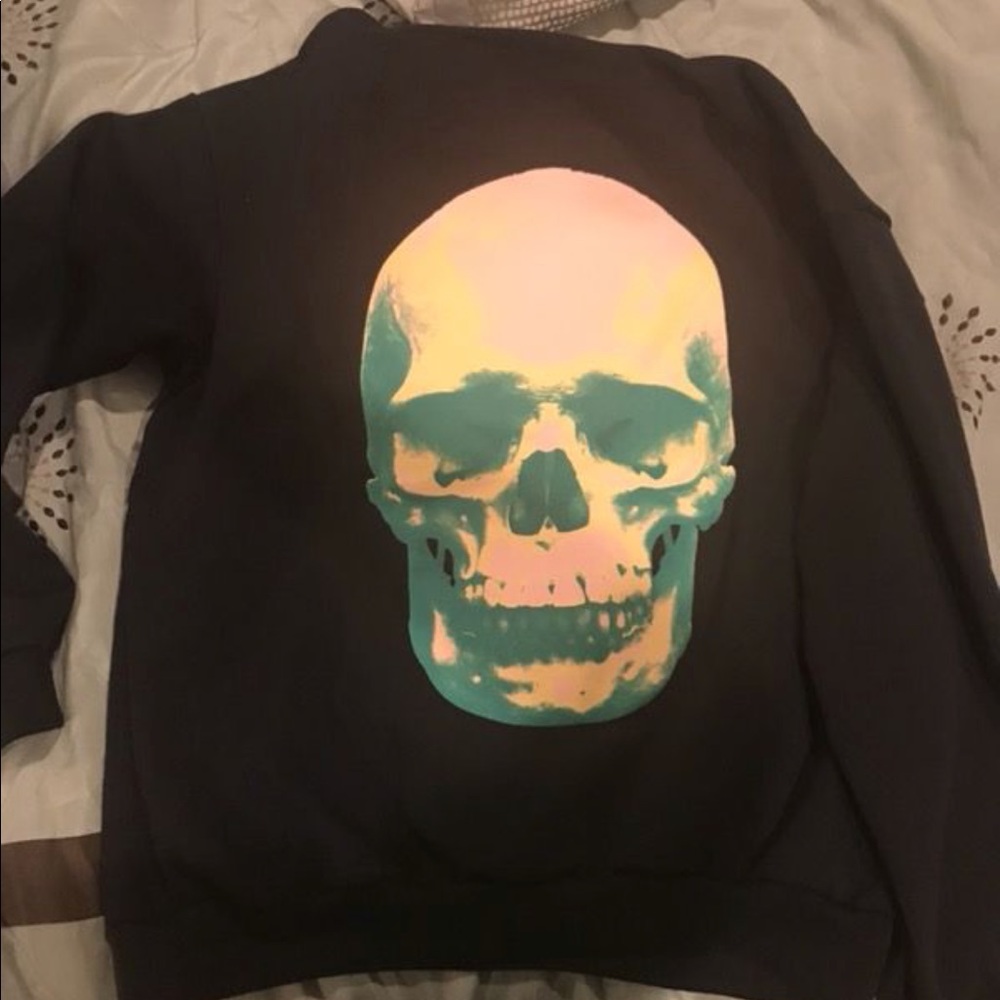 Black Marino Infantry Skull Hoodie